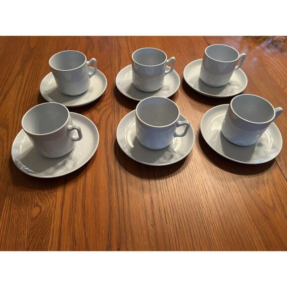 Vintage Spode Copeland Demitasse Cup And Saucer Set of 6 - Picture 1 of 3